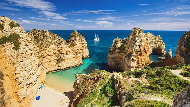 Traumstrand an der Algarve