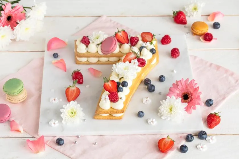 Trendiger Number Cake, individuell gestaltbar für jedes Alter und den Kita Geburtstag.