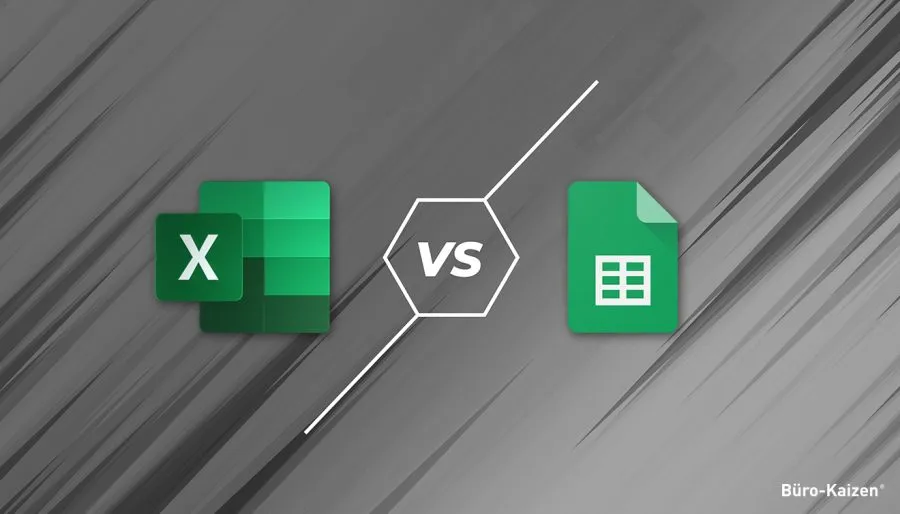 Vergleich der Benutzeroberflächen von Google Sheets und Microsoft Excel für optimale Datenintegration