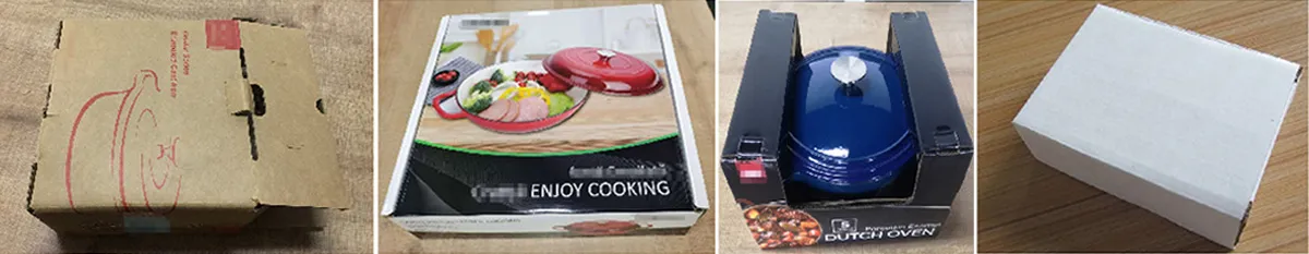 Verpackung eines Gusseisen-Sandwichmakers