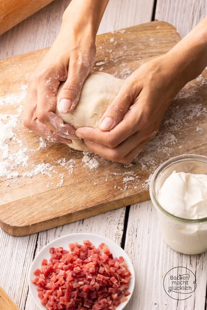 Verschiedene Flammkuchen