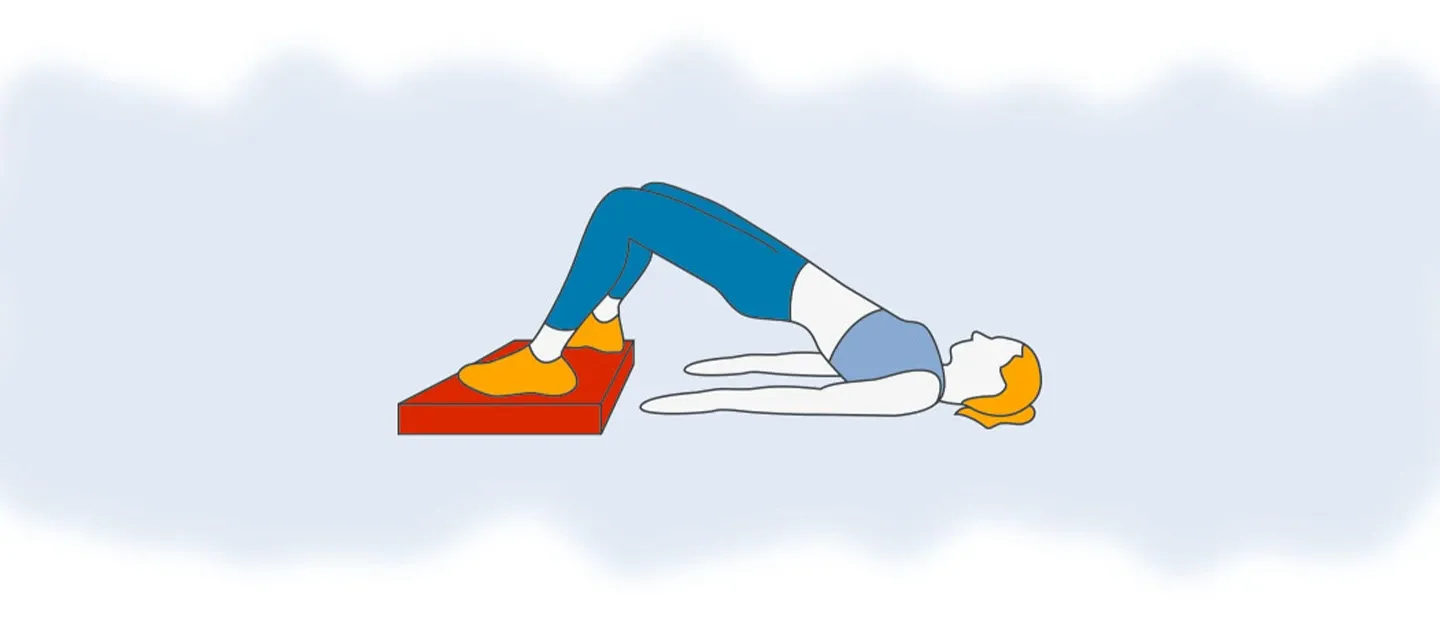 Vibrationsplatte Hüfteheben