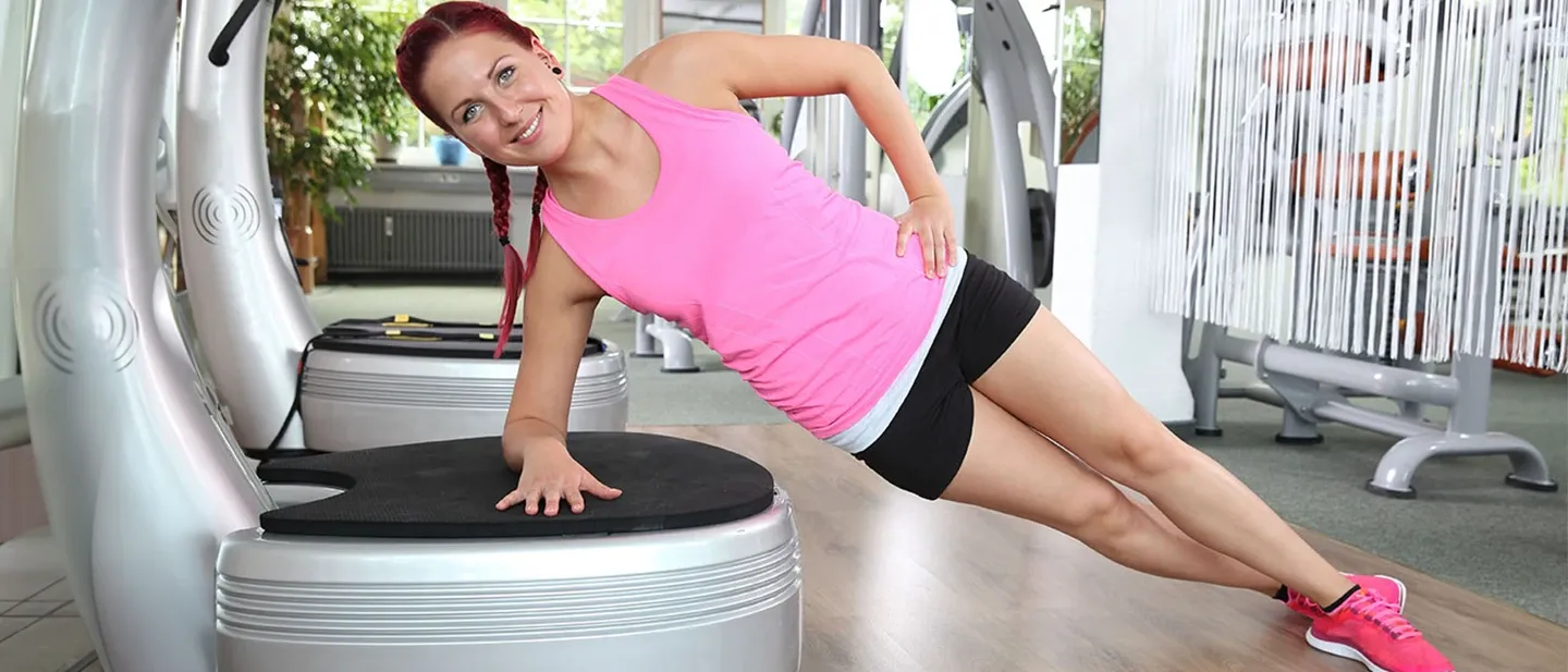 Vibrationsplatte Seitstütz