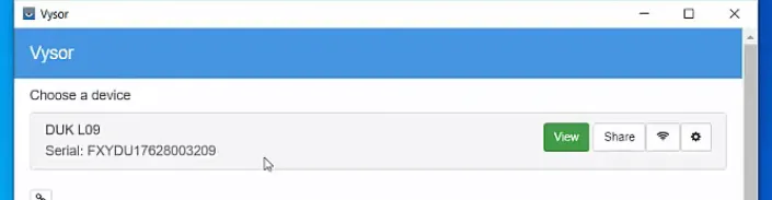 Vysor-App: Xiaomi-Bildschirm auf dem PC anzeigen lassen.