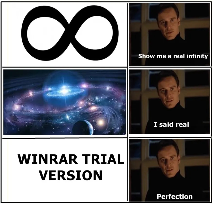 WinRAR Meme über die Entdeckung weiterer Ausgaben nach dem Lizenzkauf