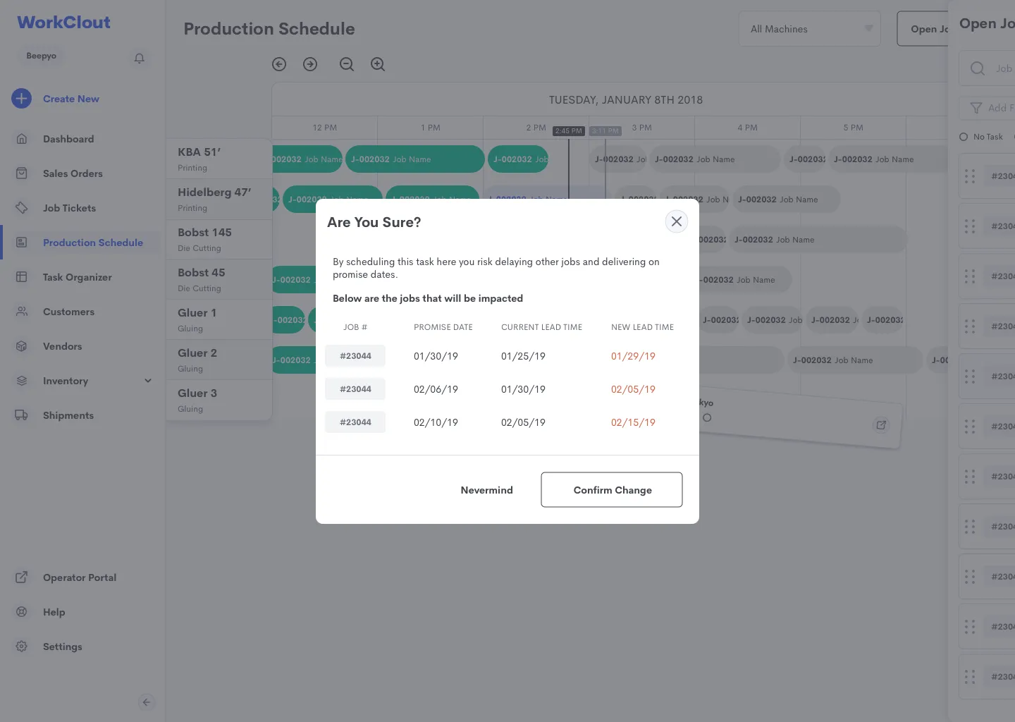 WorkClout APS-System