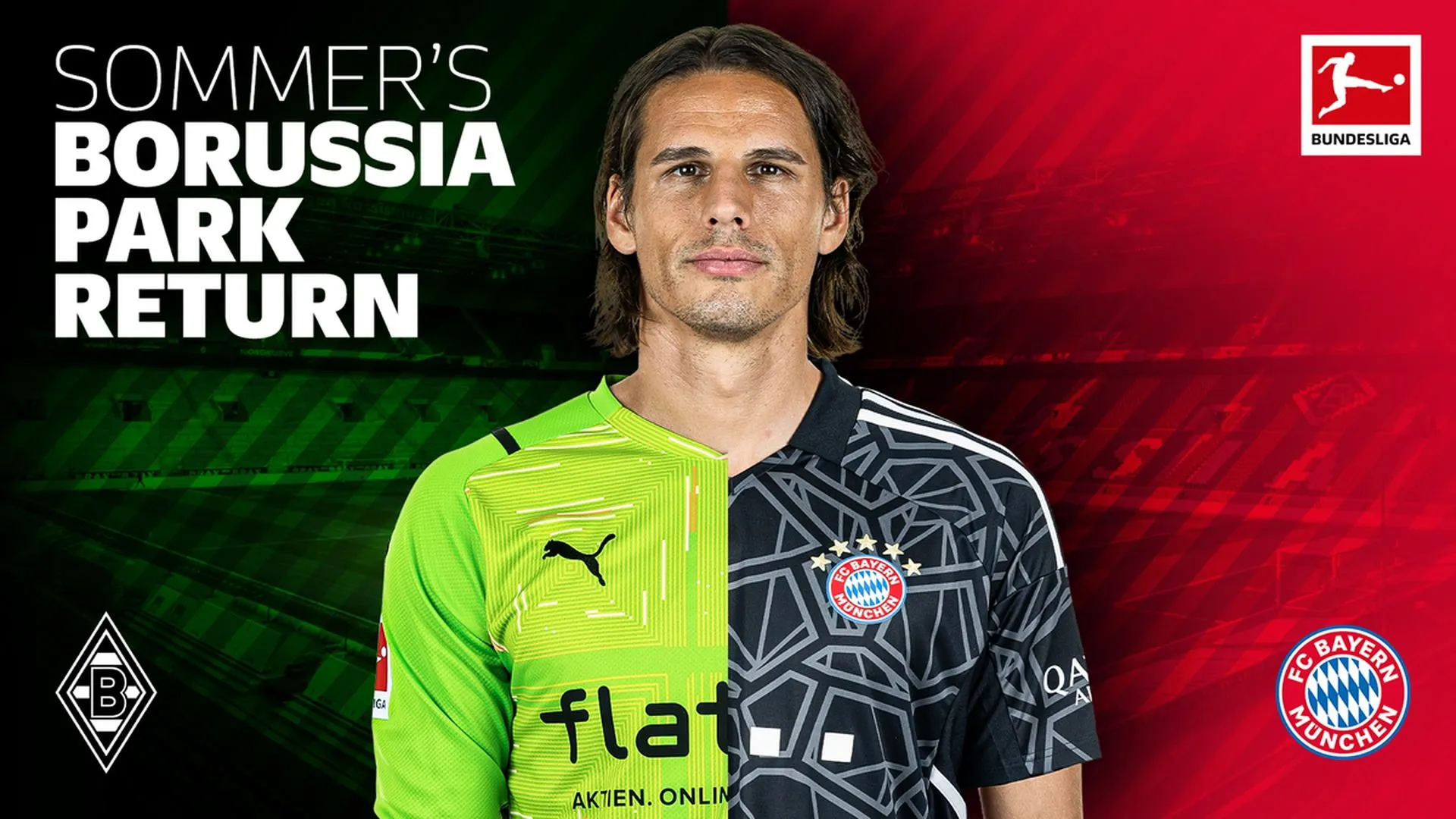 Yann Sommer im Trikot der Borussia Mönchengladbach, in Aktion während eines Spiels