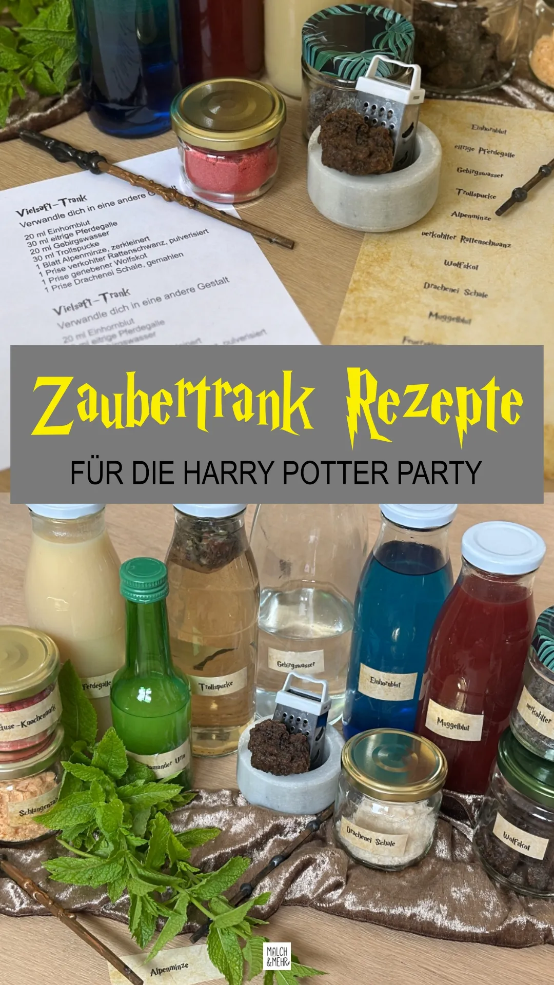 Zaubertrank Rezepte Pinterest