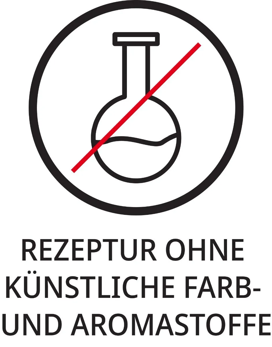Zertifizierung "No Artificial" von Josera, die den Verzicht auf künstliche Zusatzstoffe bestätigt