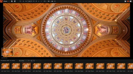 Zusammensetzen und Anzeigen von Pixel Shift Multi Shooting Bildern im Imaging Edge Viewer