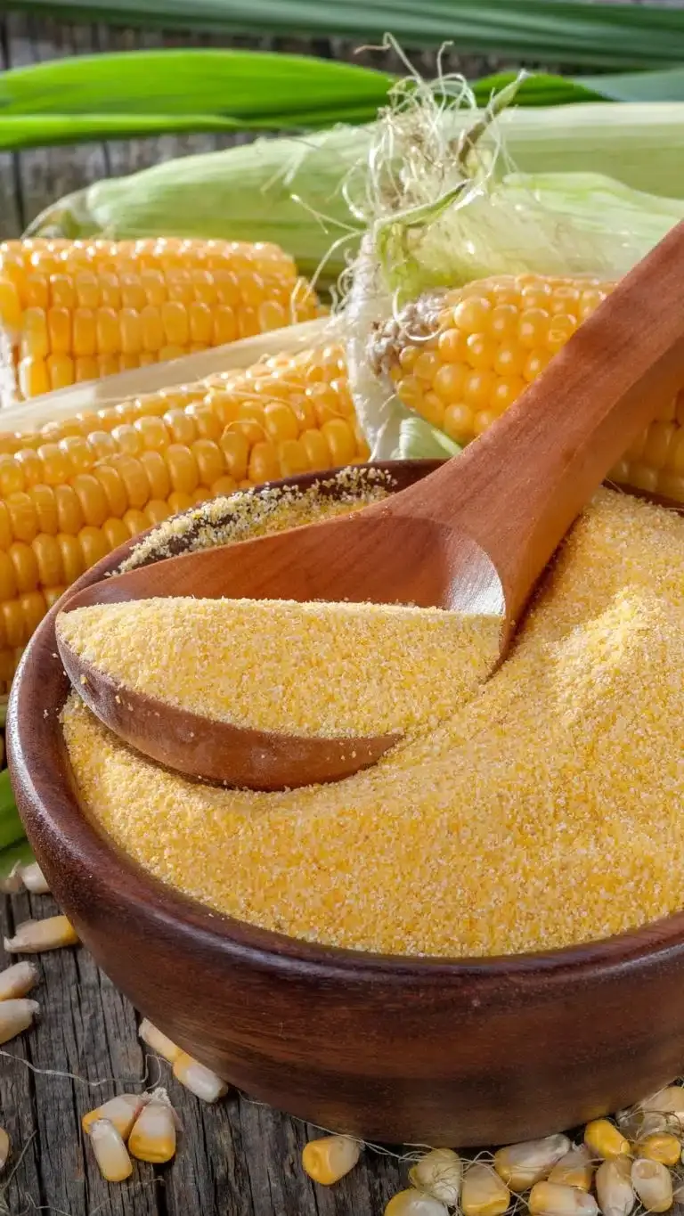 Zutaten für Polenta.