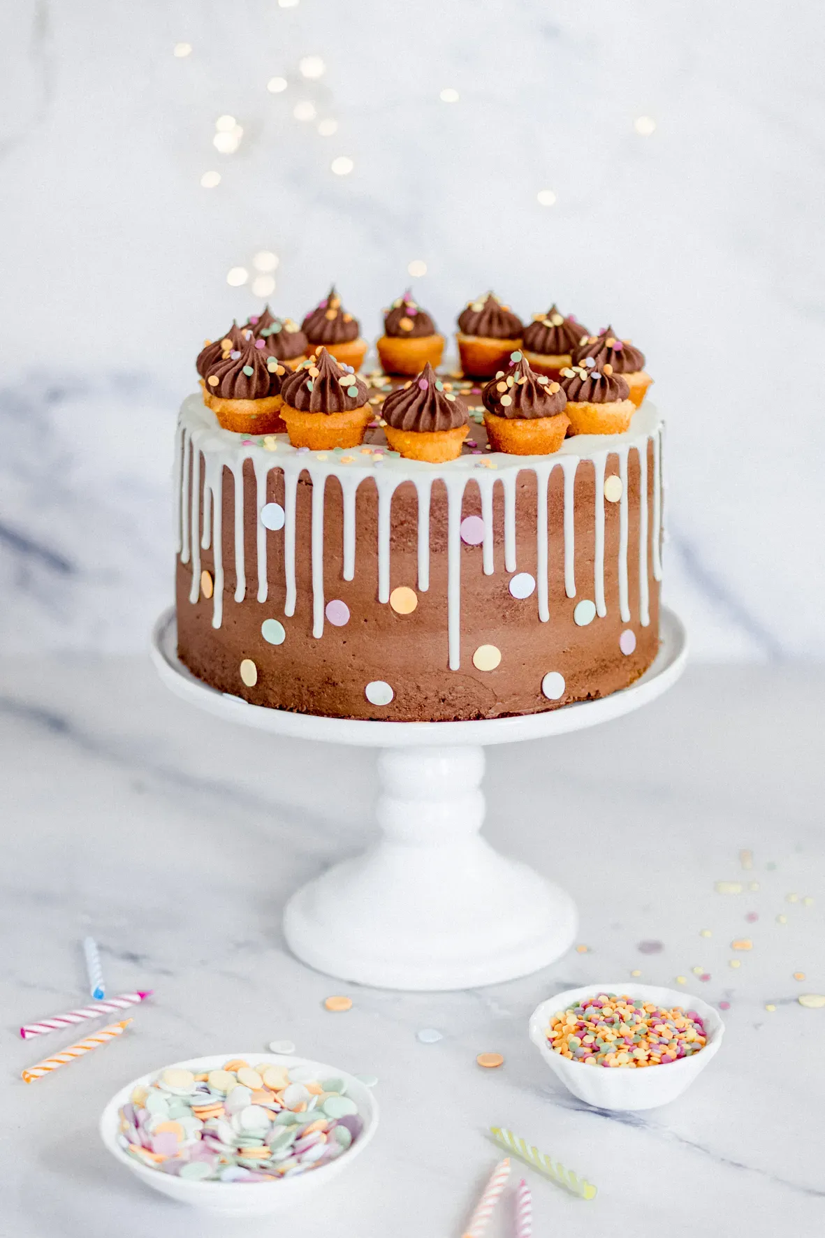 Detail der Tortenoberfläche