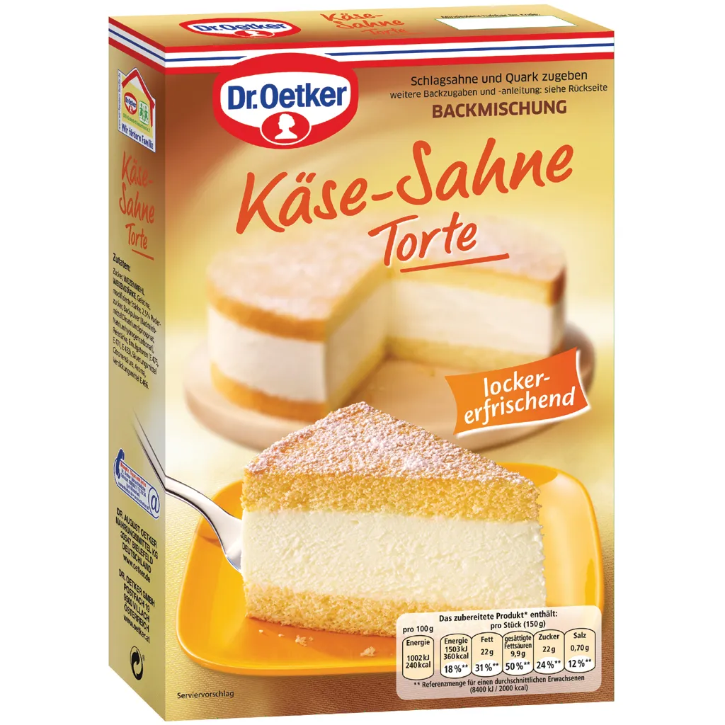 Dr. Oetker Käse-Sahne Torte Mischung