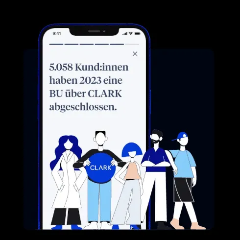 Mann mit einer wichtigen Entscheidung bezüglich Versicherungen