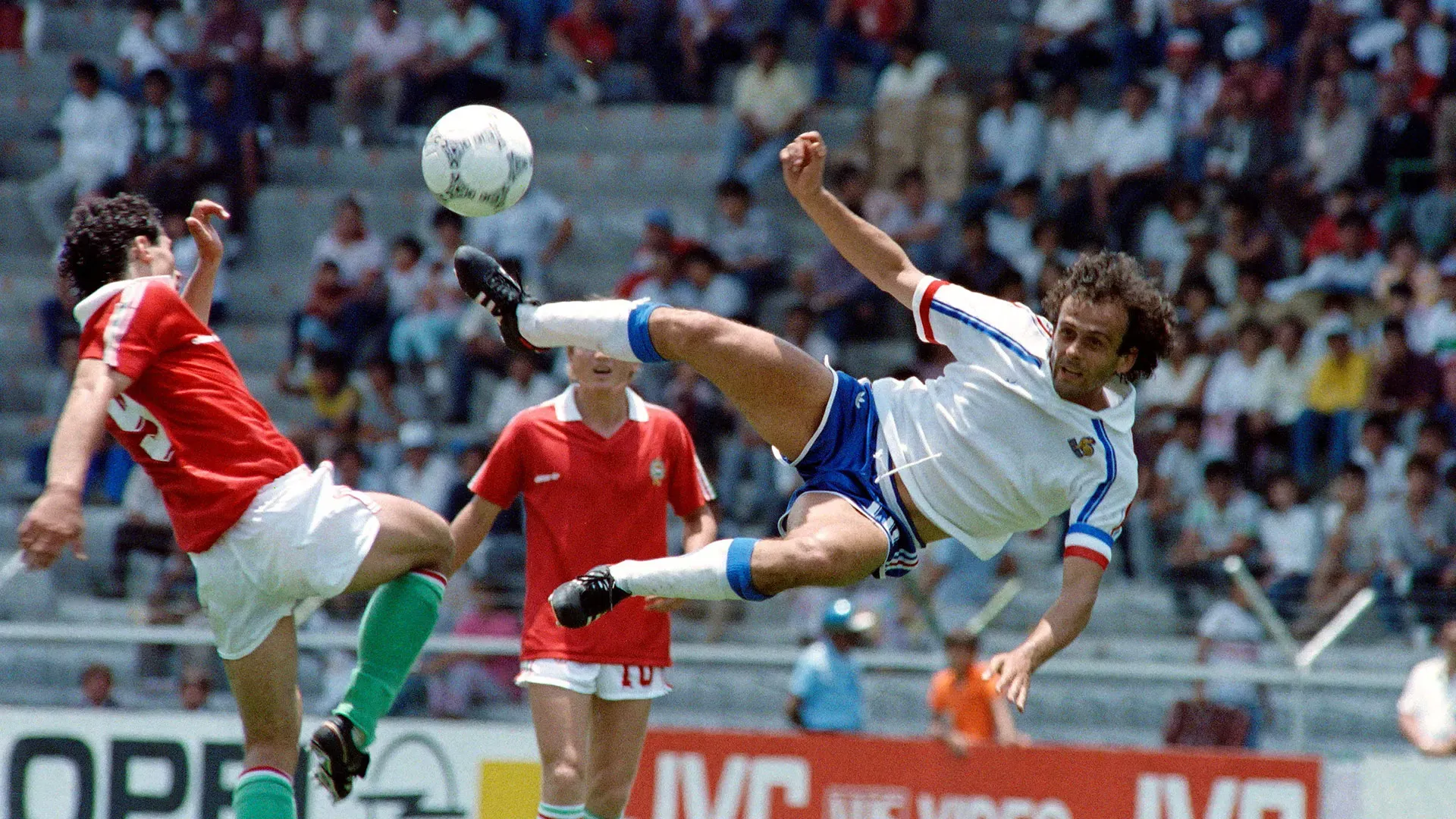 Michel Platini bei der WM 1986