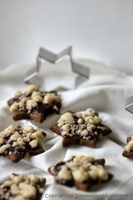 Schokoladen-Streusel-Sternchen