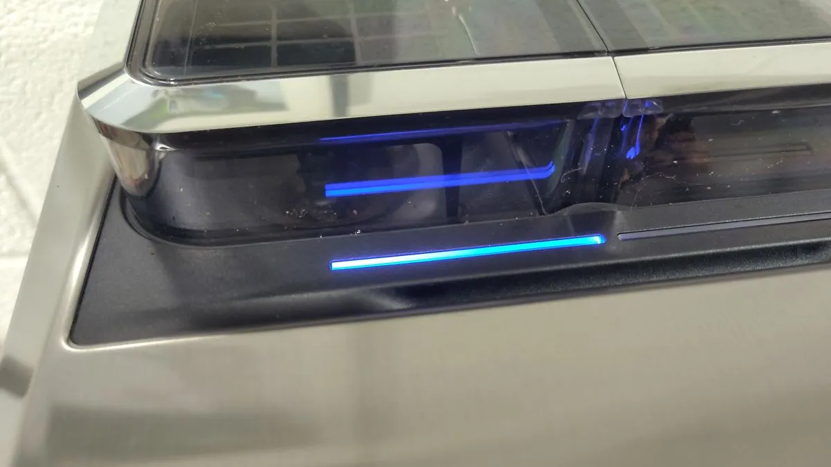 Warnleuchte für leeren Bohnenbehälter am Siemens EQ900 Kaffeevollautomaten