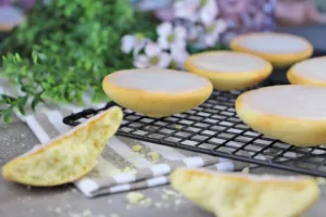 Amerikaner im Detail mit Zuckerguss