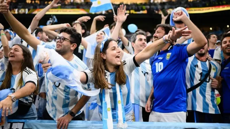 Argentinische Fans.