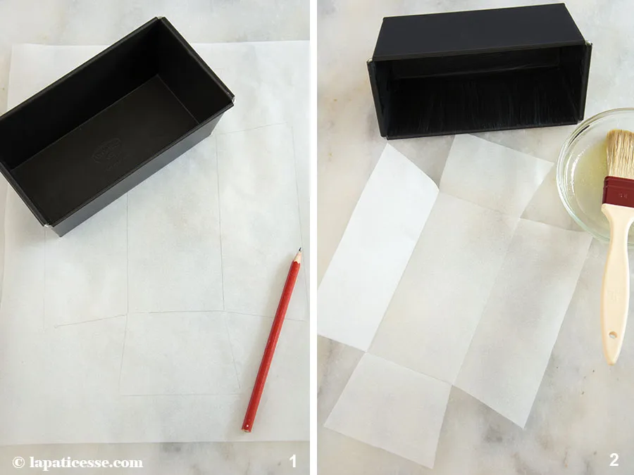 Backform vorbereiten und Zitronenschale abreiben für Cake au citron