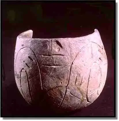 Bandkeramik-Keramik aus Vaihingen/Enz, Deutschland