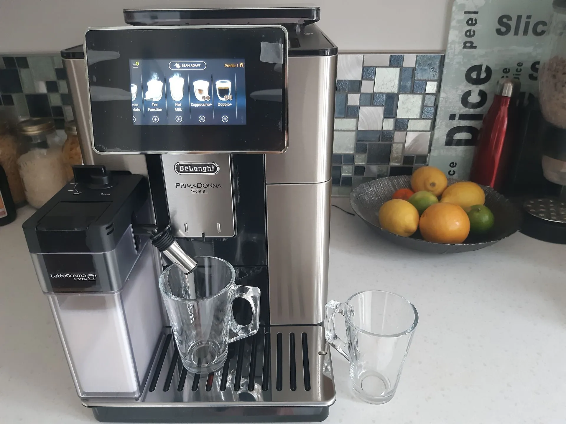 Bedienung des Touchscreens