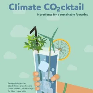 Broschüre: Klima CO2cktail, erklärt den Klimawandel und den CO2-Fußabdruck