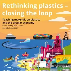 Broschüre: Plastik neu denken – Kreislauf schließen, mit Fokus auf Umweltschutz