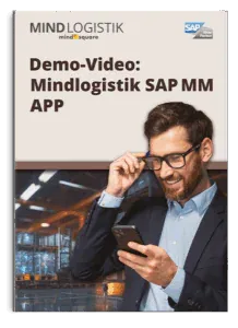 Buchcover zum Demo-Video der Mindlogistik SAP MM App
