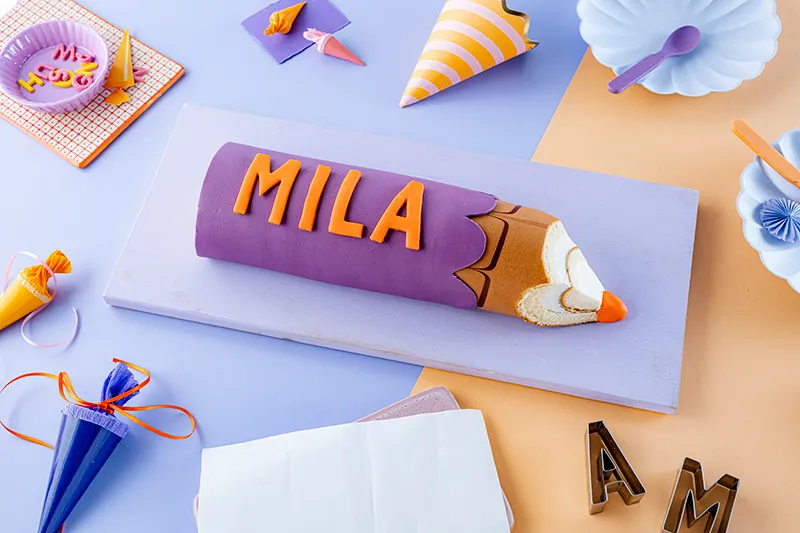 Buntstiftkuchen zur Einschulung 8