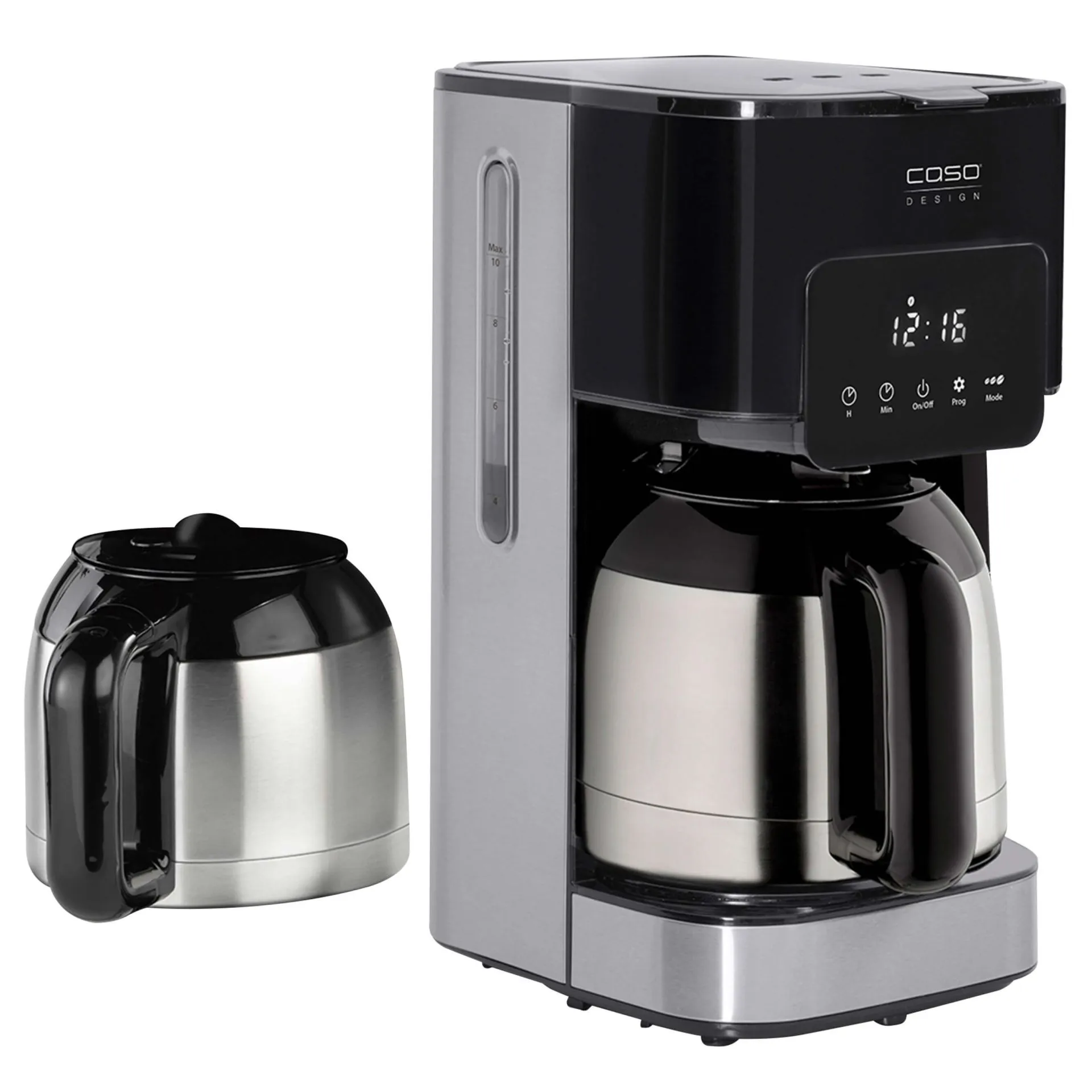 Caso Design Kaffeemaschine mit Touch-Bedienfeld und LED-Anzeige