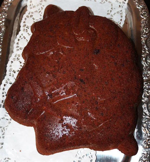 Der gestürzte Schokokuchen