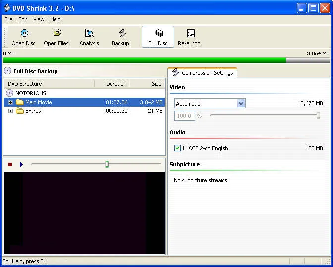 DVD ripper kostenlos - DVD Shrink