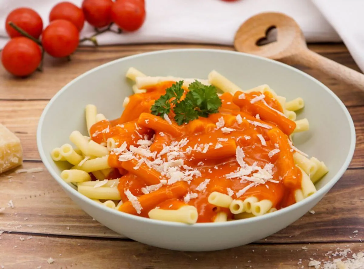 Einfache hausgemachte Tomatensauce