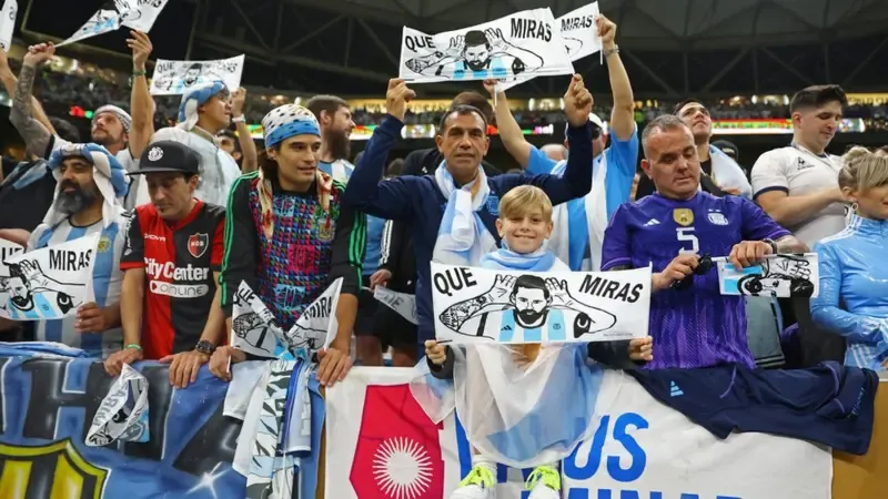 Fans in Argentinien.