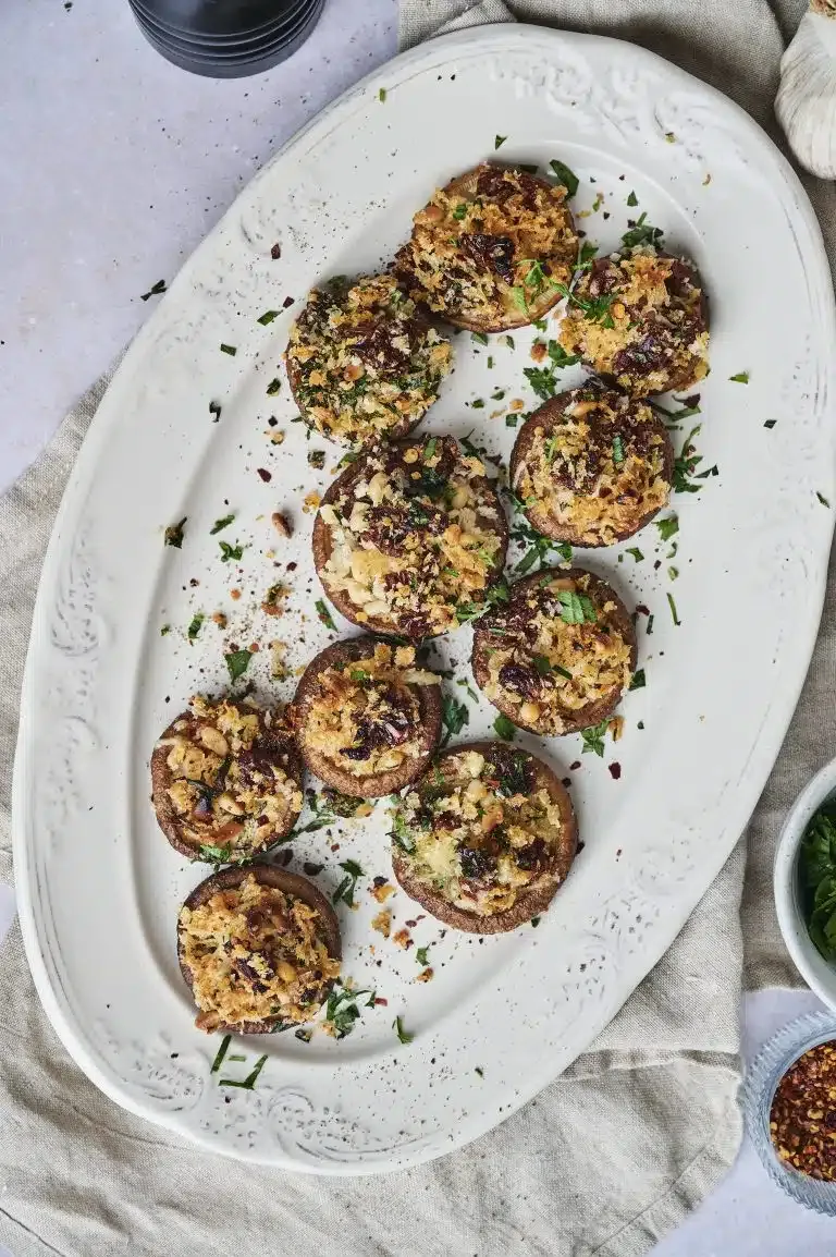 gefüllte champignons