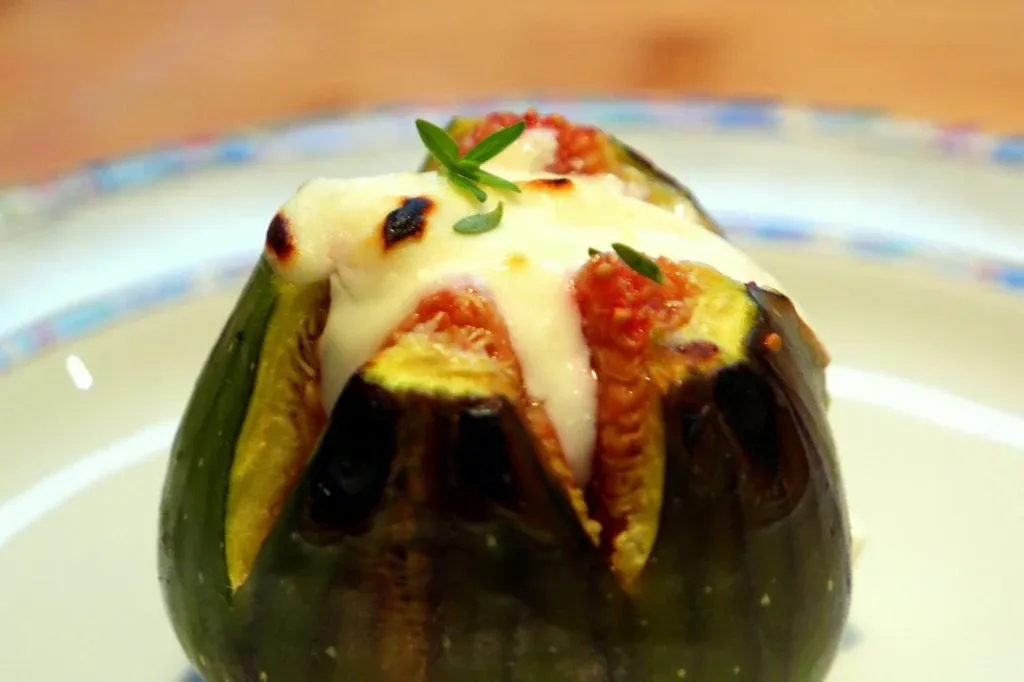 Gratinierte Wildfeigen mit Ziegenkäse-Crème