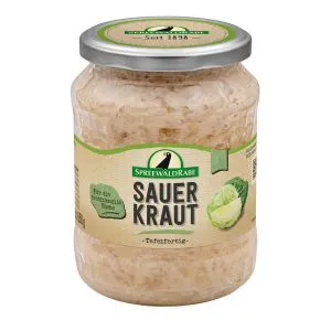 Großes Glas Spreewaldrabe Sauerkraut, 680g