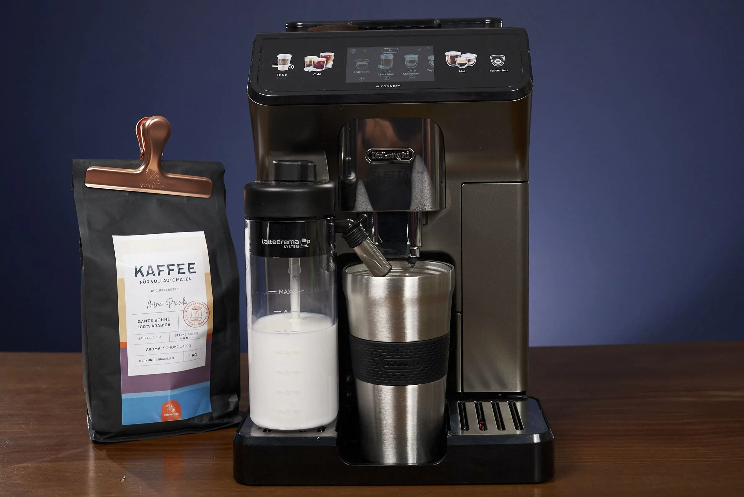 Kaffeevollautomat Test: Delonghi Eletta Explore