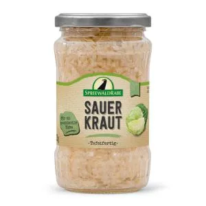 Kleines Glas Spreewaldrabe Sauerkraut, 350g