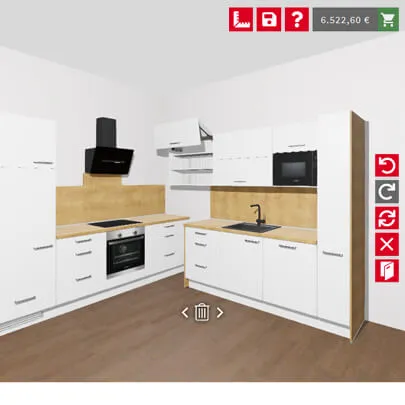 Küche mit 3D-Küchenplaner individuell und einfach planen