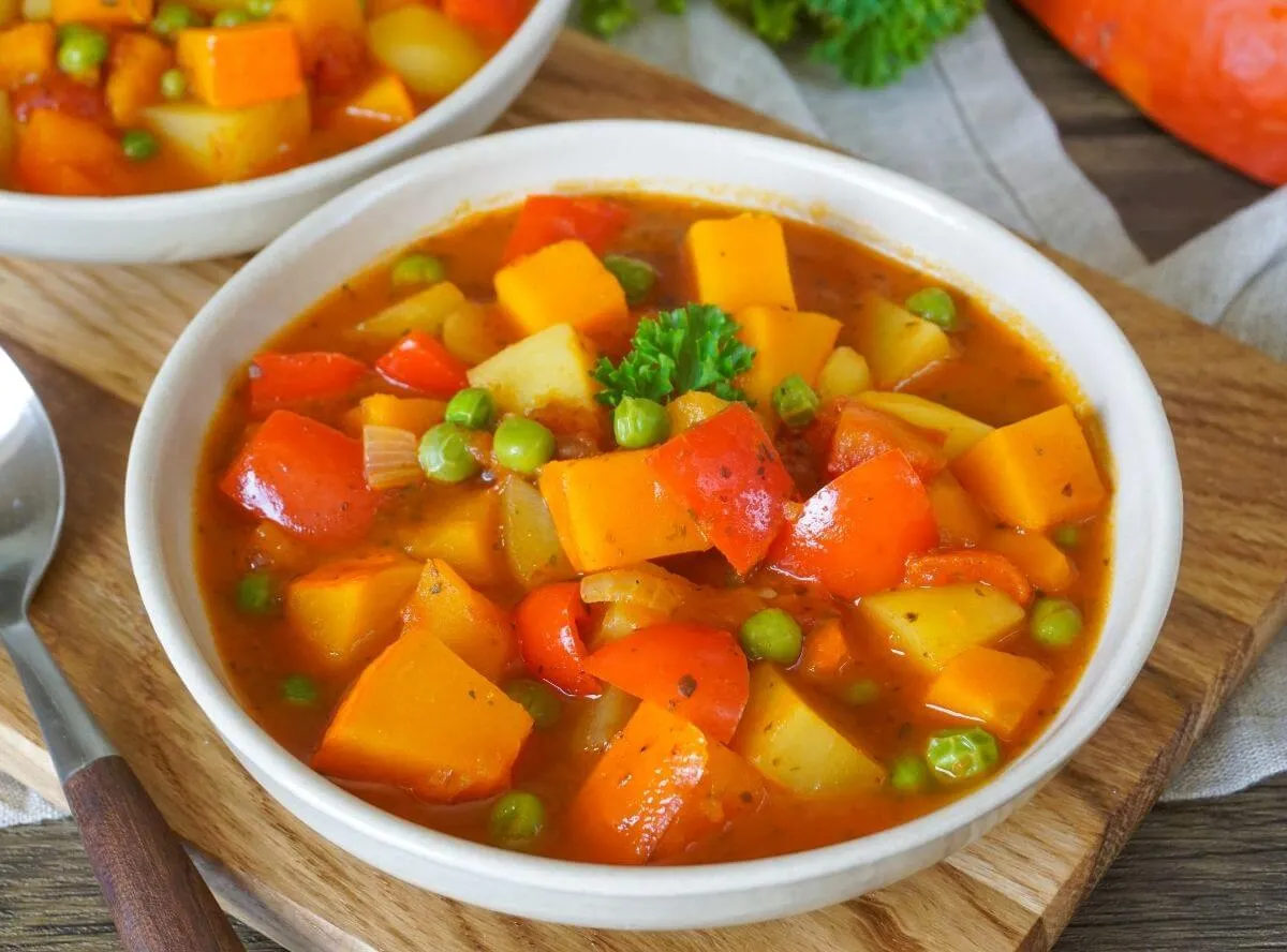 Kürbisgulasch - schnell & einfach, vegetarisch