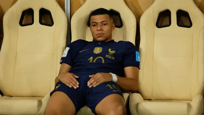 Kylian Mbappé, bester Torschütze des Turniers.