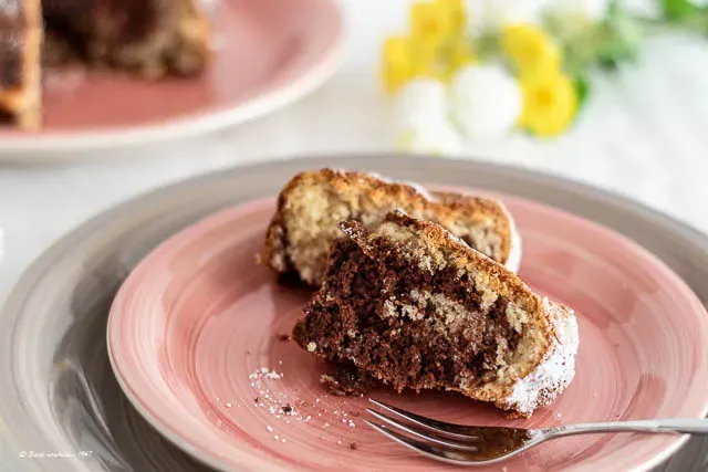 Marmorkuchen ohne Ei