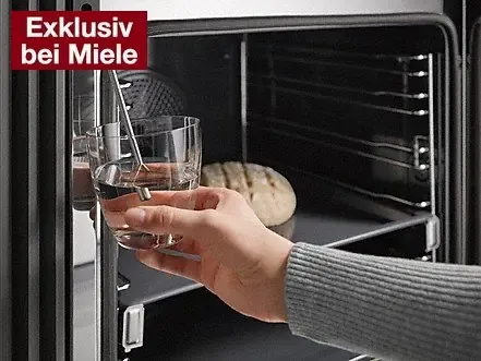 Miele Backofen mit Dampfstoßfunktion