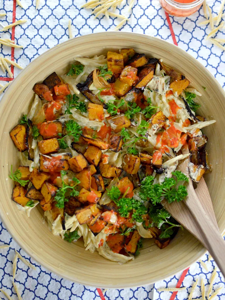 Ottolenghi Kürbis Pasta mit Butternut