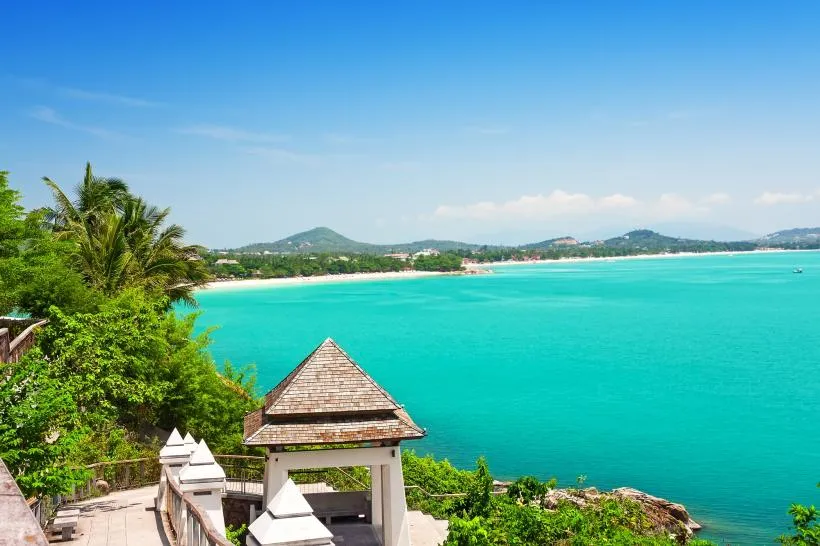 Palmenstrand auf Koh Samui