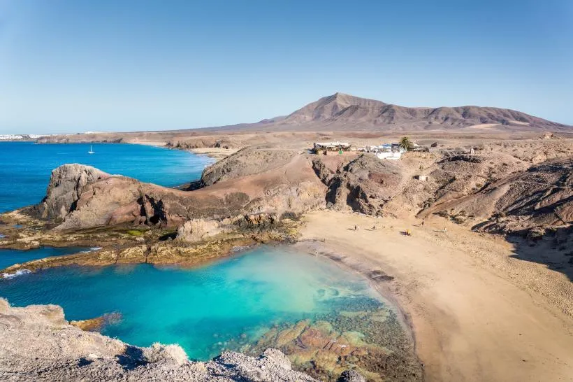 Playa del Papagayo auf Lanzarote