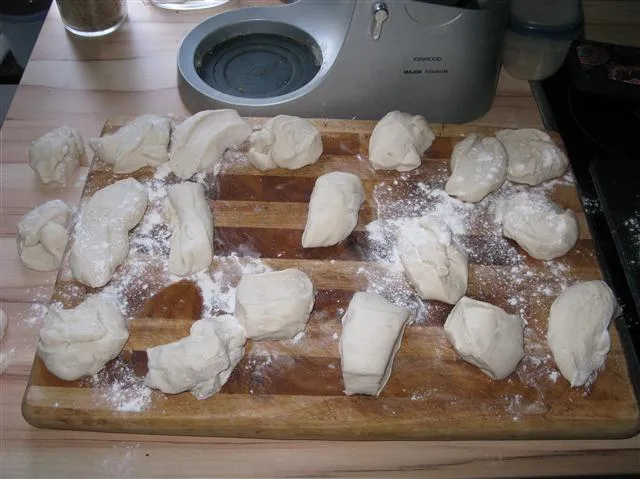 Portionierte Teiglinge