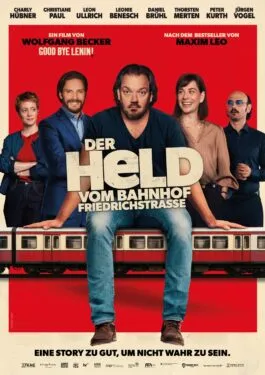 Poster des Films Der Held vom Bahnhof Friedrichstraße